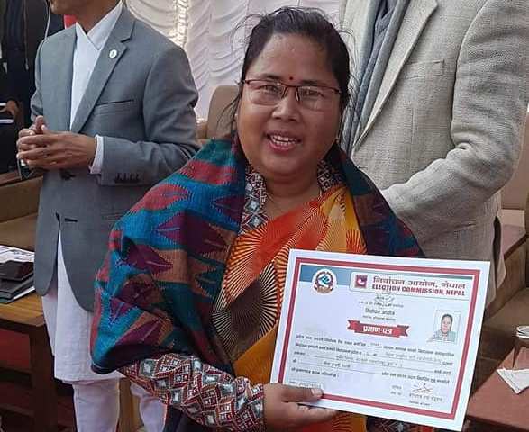 माओवादी संसदीय दलको मुख्य सचेतकमा सीता नेपाली