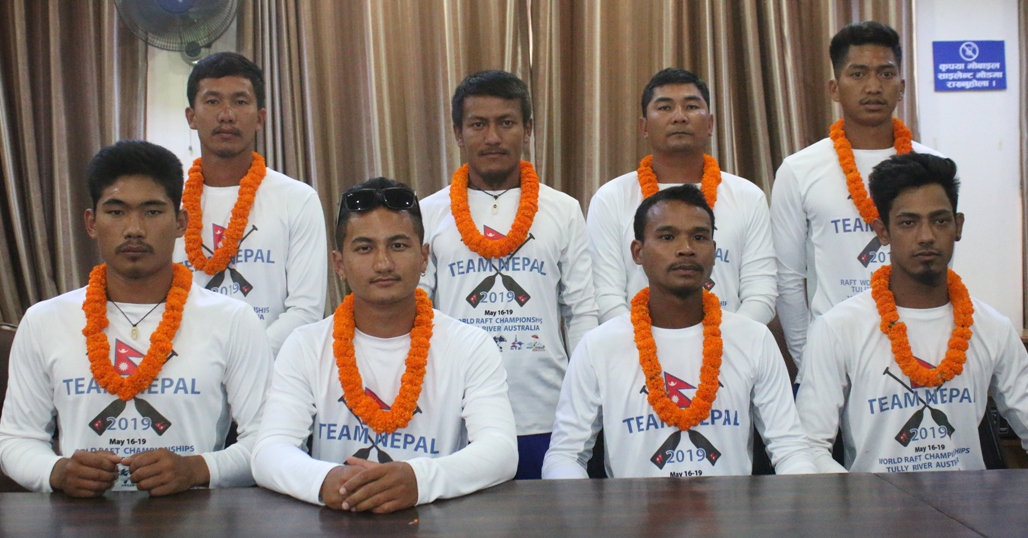 वर्ल्ड र्‍याफ्टिङ च्याम्पियनसिपमा प्रतिस्पर्धा गर्न नेपाली टोली अस्ट्रेलिया जाँदै, पदक जित्ने लक्ष्य