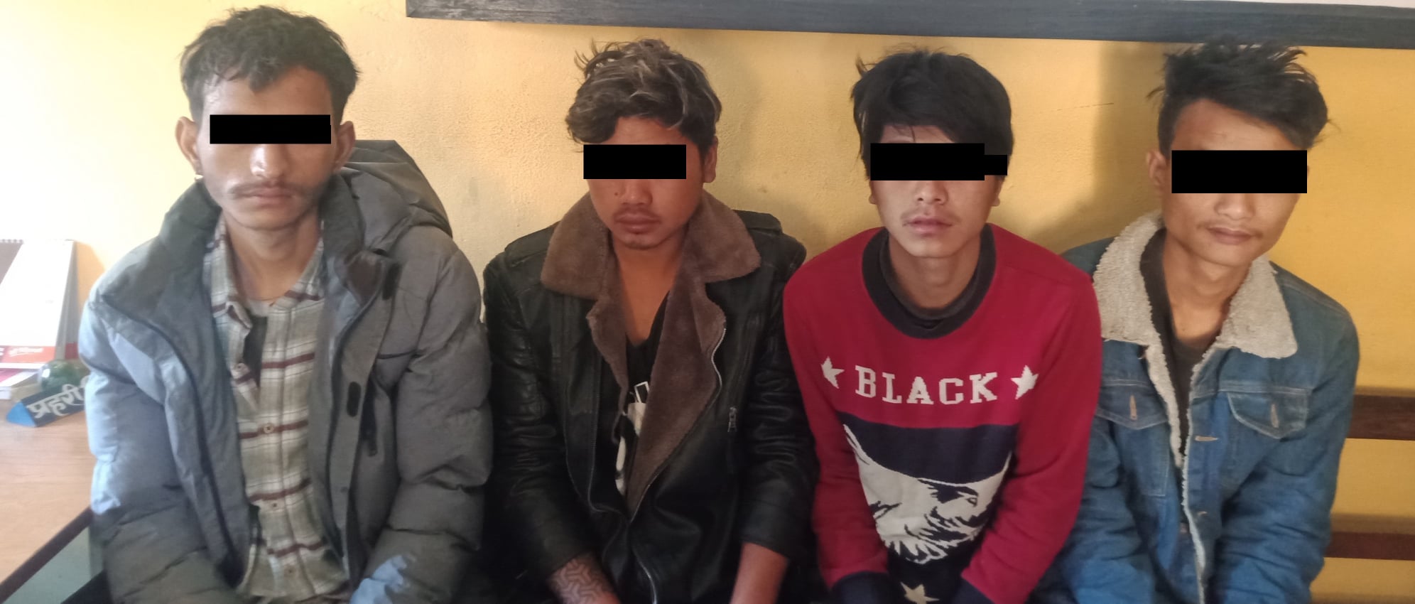 पाल्पामा लागु औषधसहित चारजना पक्राउ