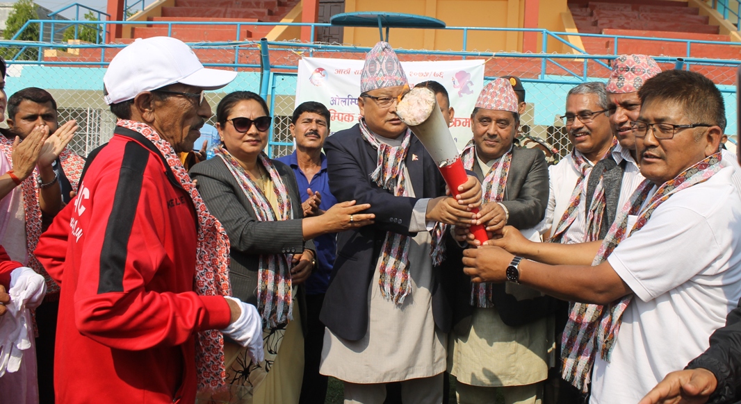 ओलम्पिक टर्च र्‍याली विराटनगरबाट सुरु, सातै प्रदेशमा पुर्‍याइने