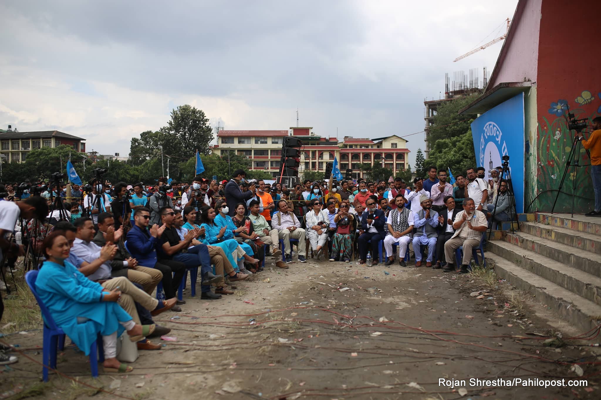 खुलामञ्चमा राष्ट्रिय स्वतन्त्र पार्टीको उपत्यका भेला, मानिसहरुको उल्लेख्य सहभागिता