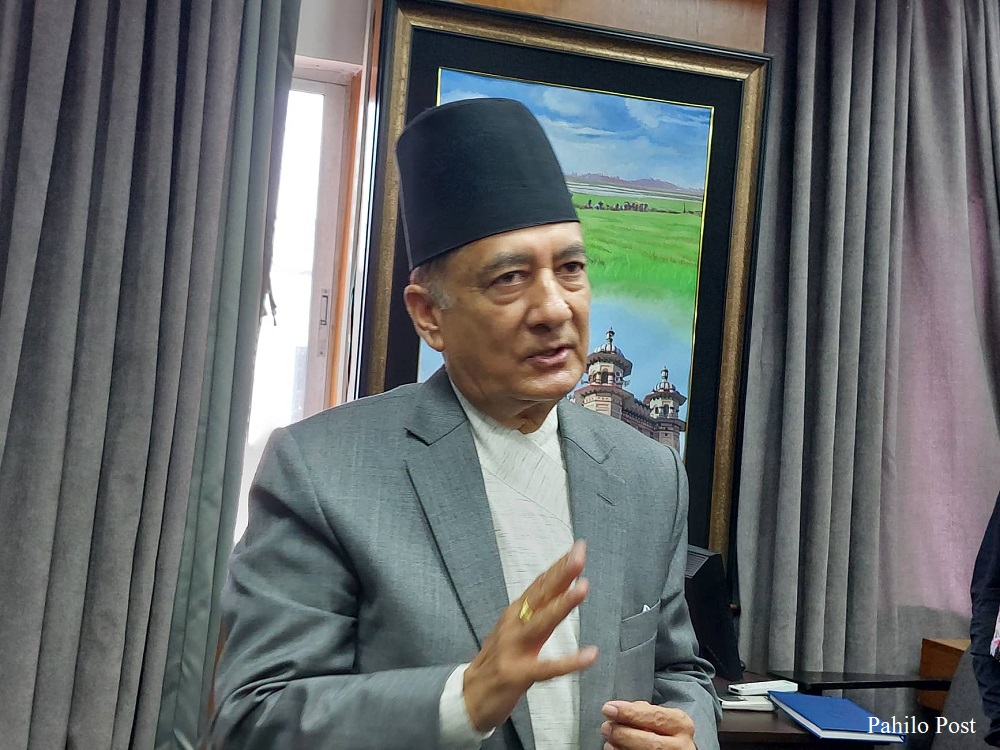 गठबन्धन अधिनायकवादविरुद्ध एक ठाउँमा उभिएको हो, अरु कसैको विरोधमा हैन : सञ्चारमन्त्री कार्की