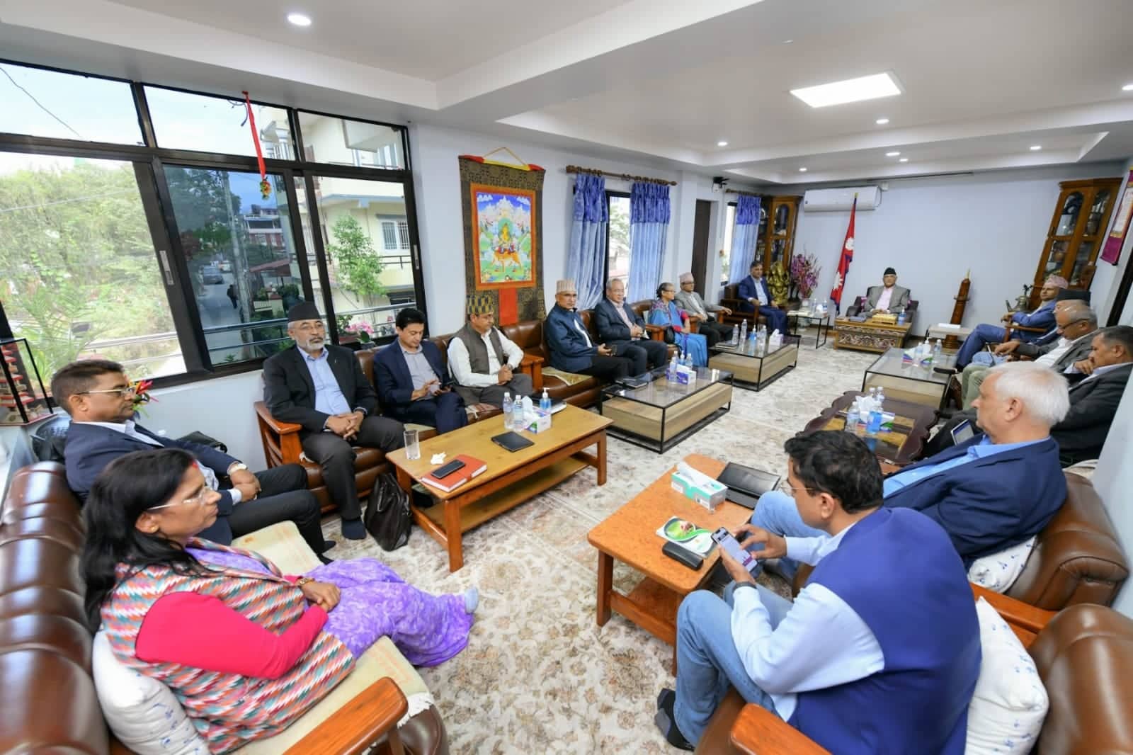 उम्मेदवार टुंग्याउन बालकोटमा शुरु भयो एमाले केन्द्रीय सचिवालयको बैठक