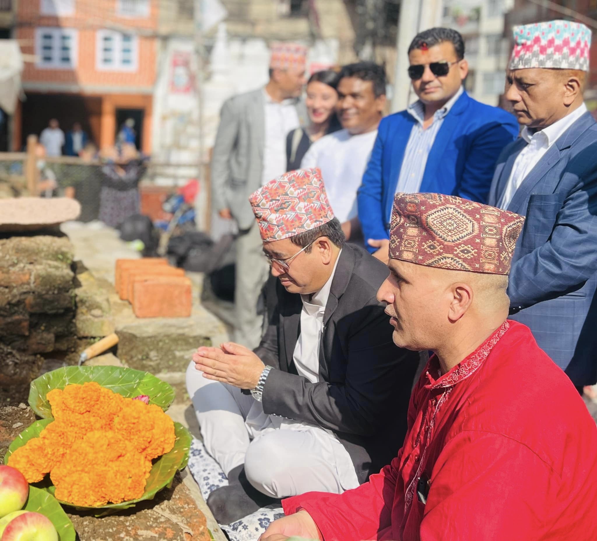 भूकम्प गएको साढे सात वर्षपछि विश्वेश्वर महादेव मन्दिरको पुनःनिर्माण सुरु