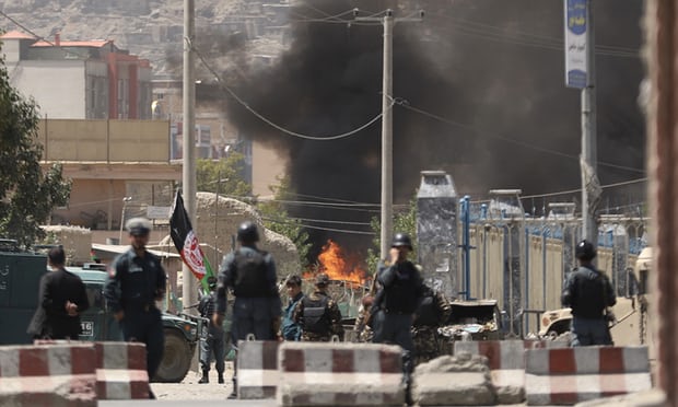 तालिबानद्वारा अफगानिस्तानको राष्ट्रपति भवनमा रकेट आक्रमण