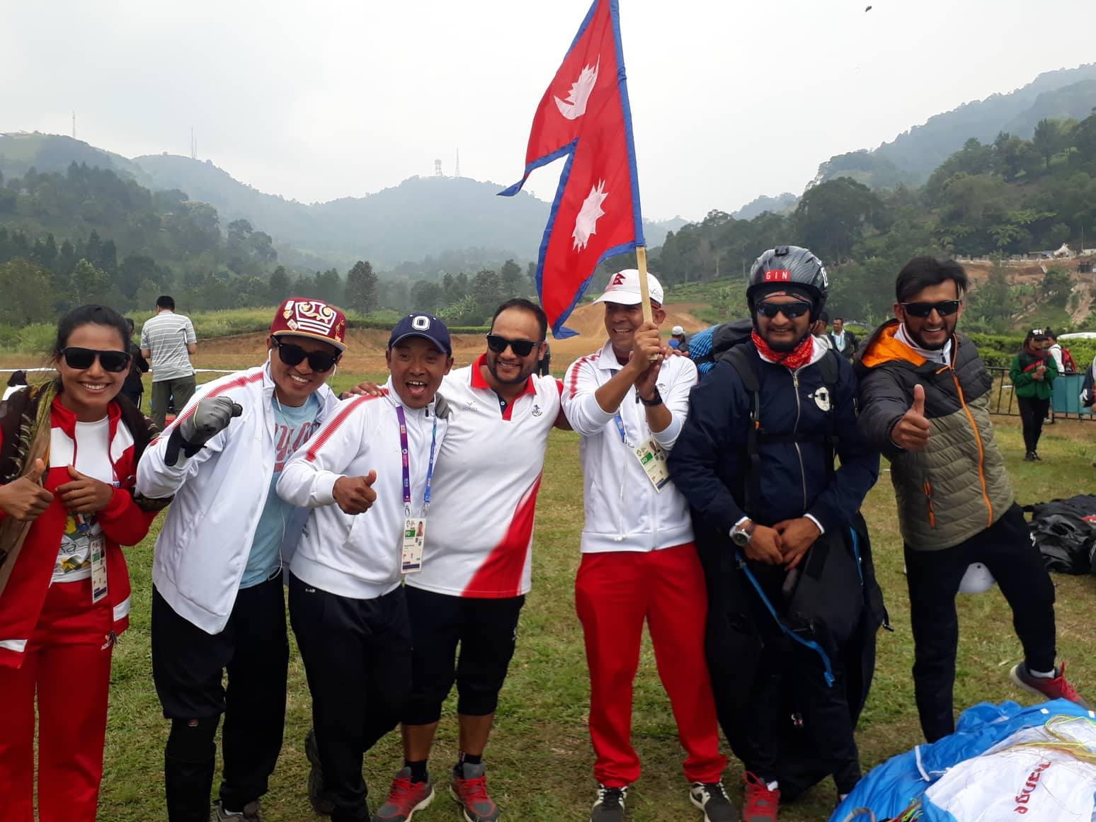 १८औँ एसियाड : प्याराग्लाइडिङमा नेपाललाई पदक पक्का