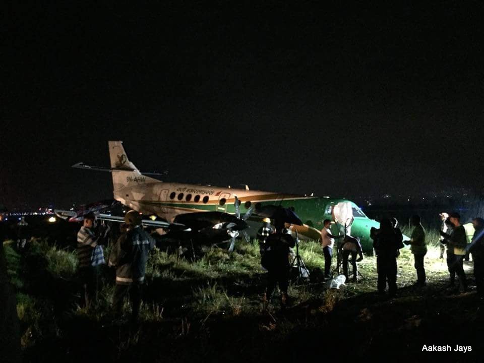 तीन पटक दुर्घटनाबाट जोगिएको यति एयरको एउटा २३ वर्ष पुरानो विमान