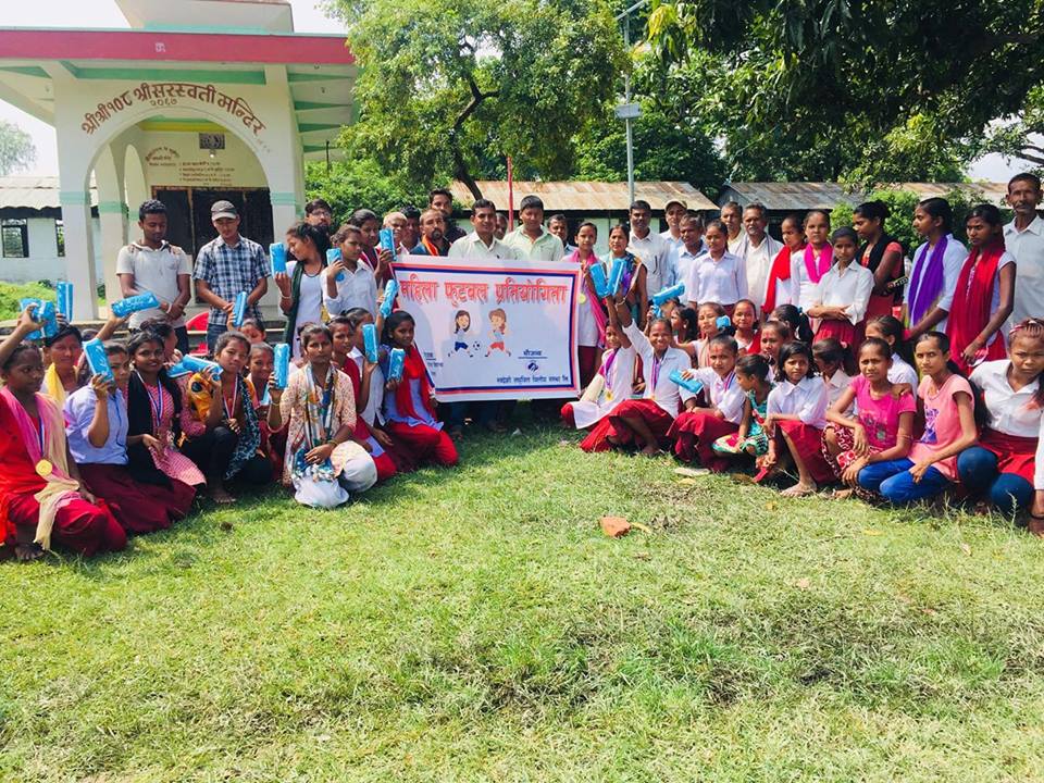  बाल दिवसमा महिला फूटबल, मेडलसँगै स्यानिटरी प्याड पुरस्कार
