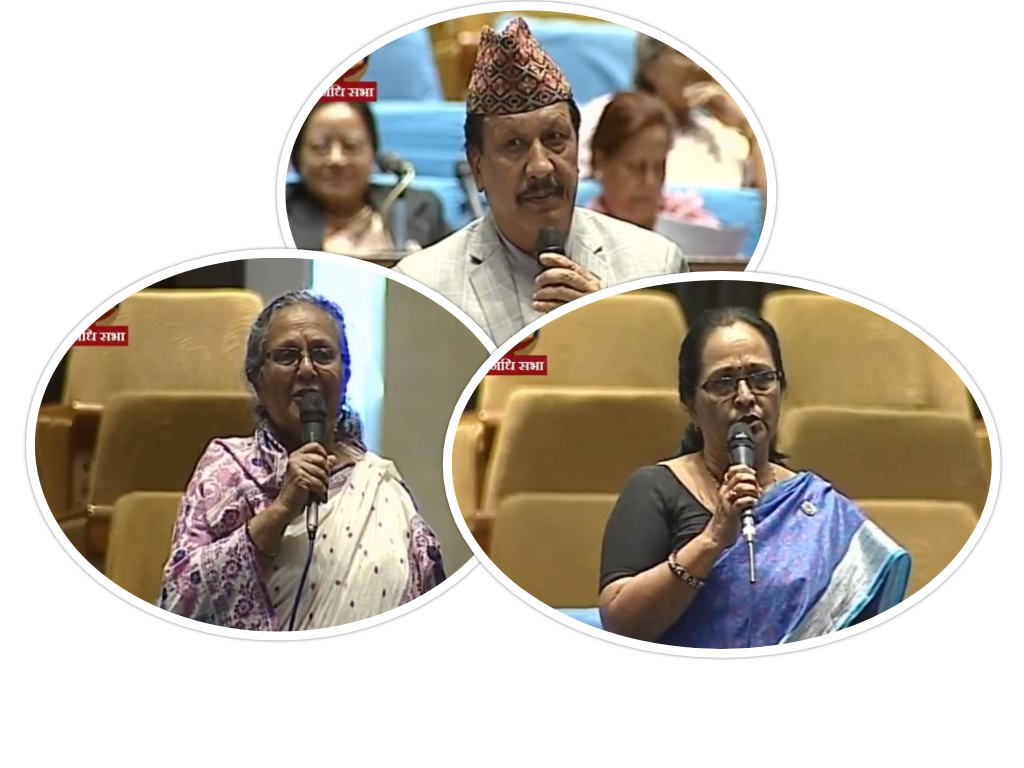 संसदमा प्रधानमन्त्री ओलीको अरिंगाल अभिव्यक्तिमा छलफल