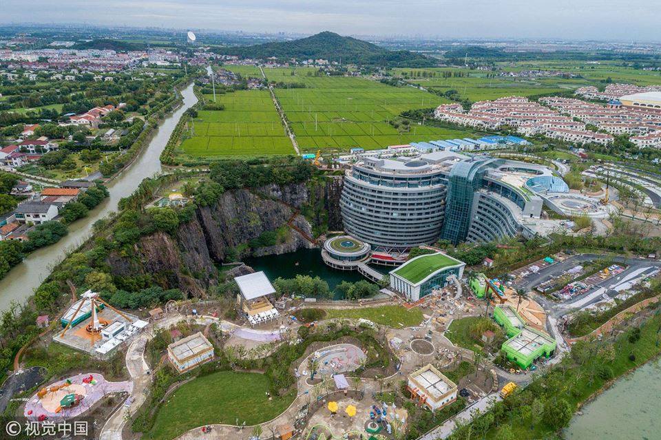 बुर्ज अल अरबका आर्किटेक्टको डिजाइनमा चीनमा बन्यो विश्वकै पहिलो अन्डर ग्राउन्ड होटल
