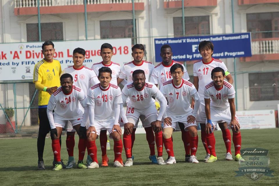 ए डिभिजन लिग : मछिन्द्रको पहिलो जित, सरस्वती युथ क्लब विरुद्ध ४-२ ले विजयी