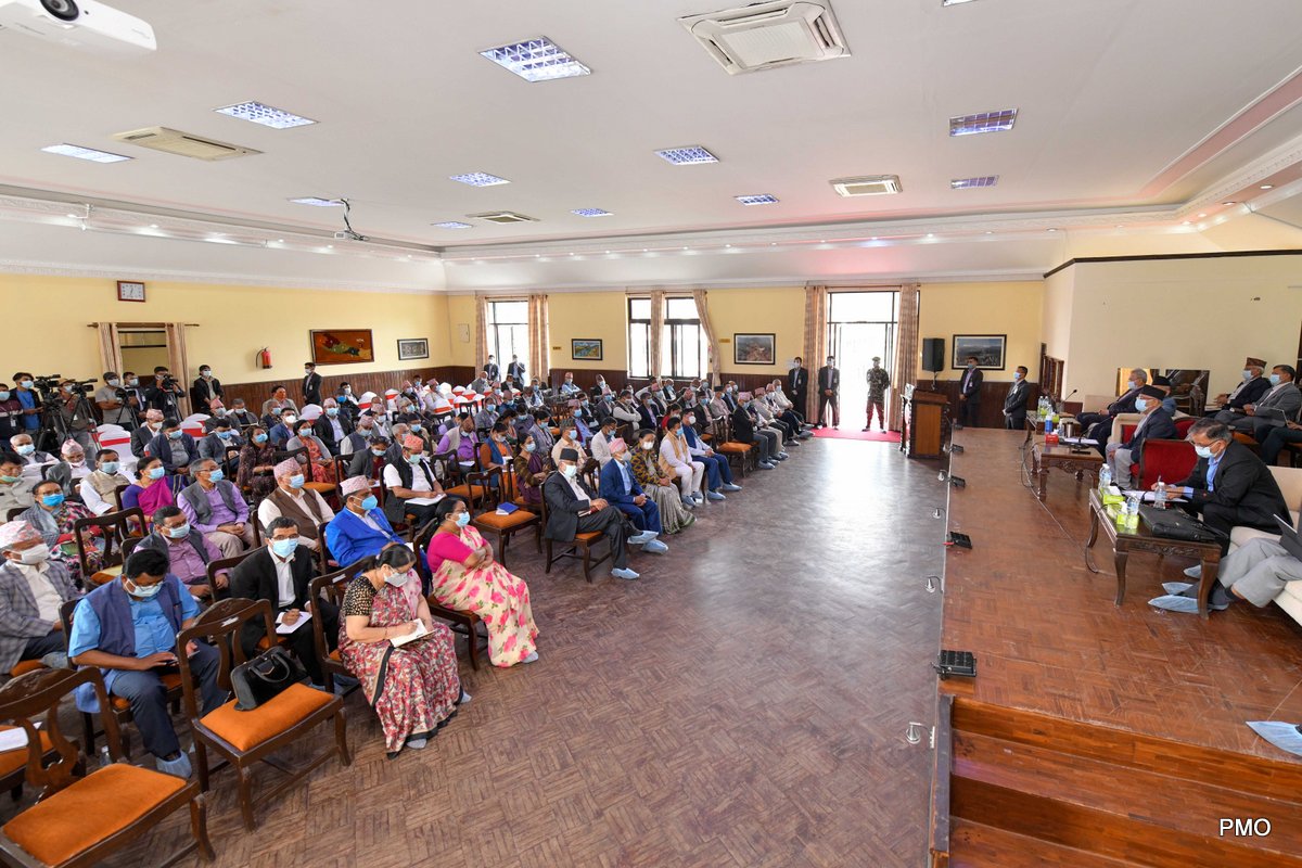 बालुवाटारमा महाधिवेशन आयोजक कमिटीको बैठक सुरु, नेपाल समूह अनुपस्थित