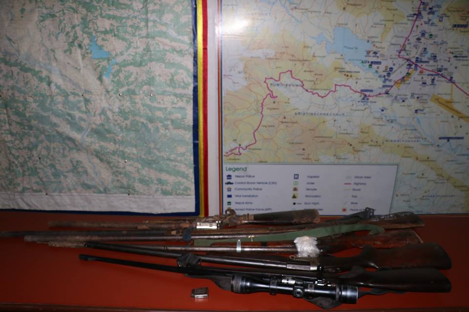 पोखरामा हतियारसहित चार जना पक्राउ