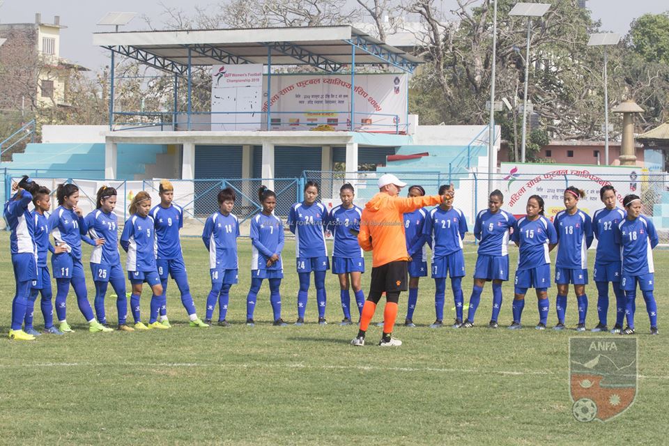 साफ महिला च्याम्पियनसिपः फाइनल प्रवेशका लागि नेपाल श्रीलंकासँग भिड्दै