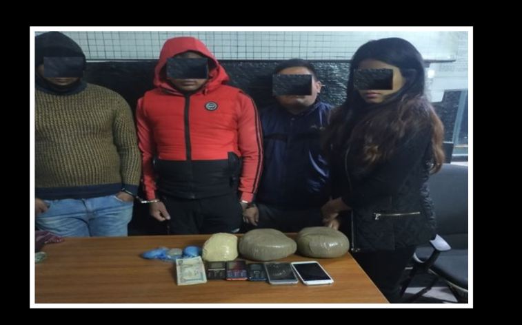 गौरीघाटबाट ३ किलो लागूऔषध 'पोल्यान्ड'सहित ४ जना समातिए