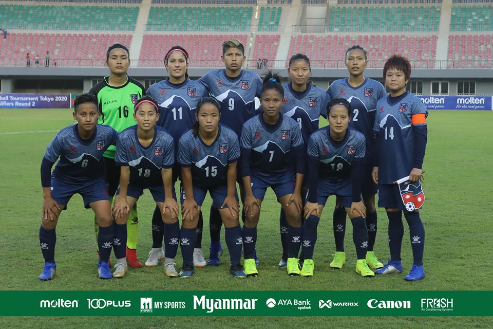 ओलम्पिक महिला फुटबल छनोट : नेपाल म्यानमारसँग पराजित 