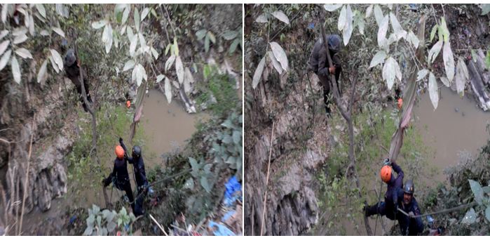 प्रहरीले समात्न खोज्दा मर्ने धम्की दिँदै रुख चढेर भिर देखाएपछि…