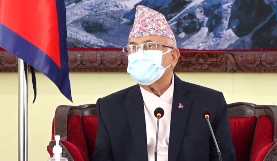 कांग्रेसमाथि खनिए प्रधानमन्त्री ओली, देउवालाई प्रचण्ड पथमा नलाग्न भन्दै पढाए 'लोकतन्त्रको पाठ'