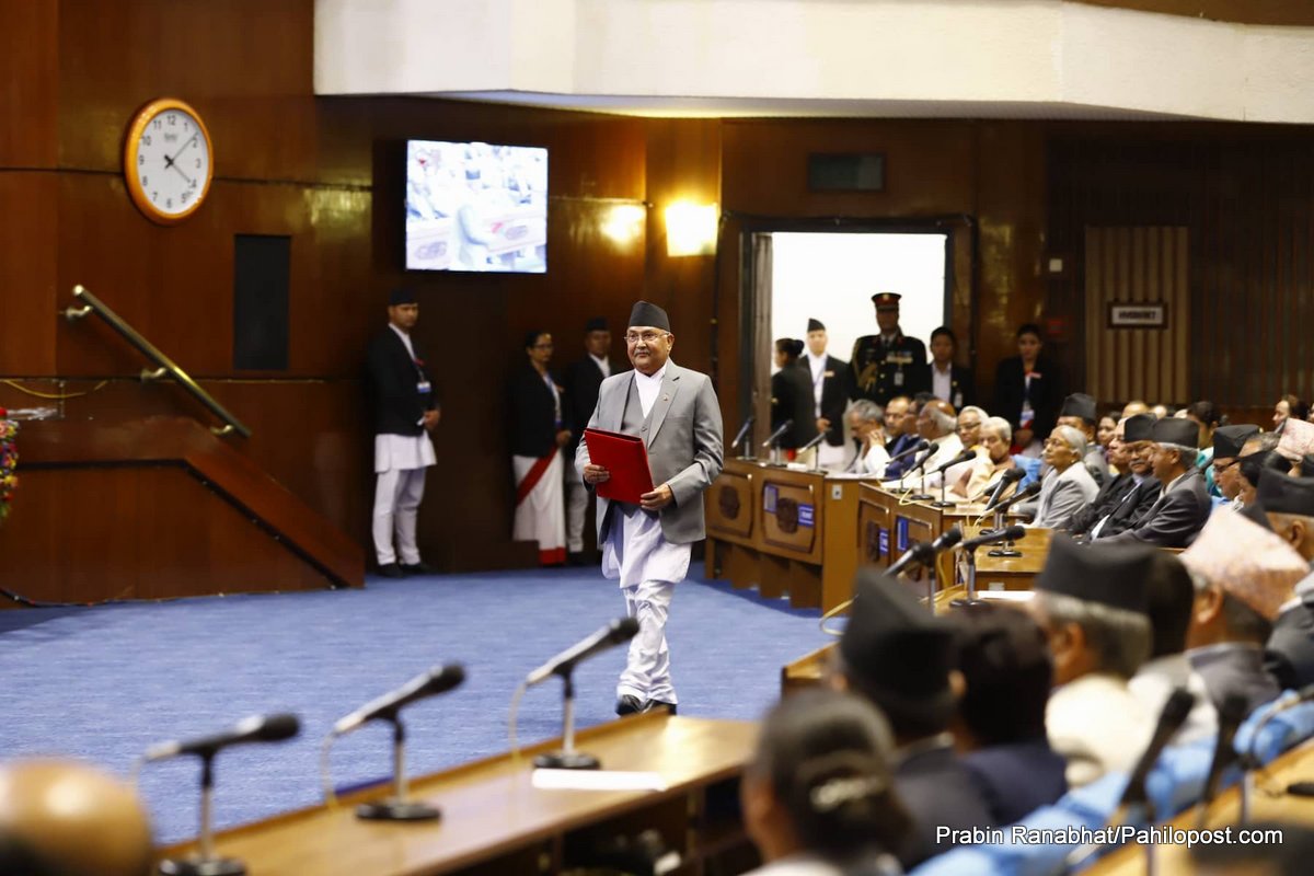 सरकारको नीति तथा कार्यक्रम पारित हुँदै, प्रधानमन्त्रीले दुवै सदनमा जवाफ दिने
