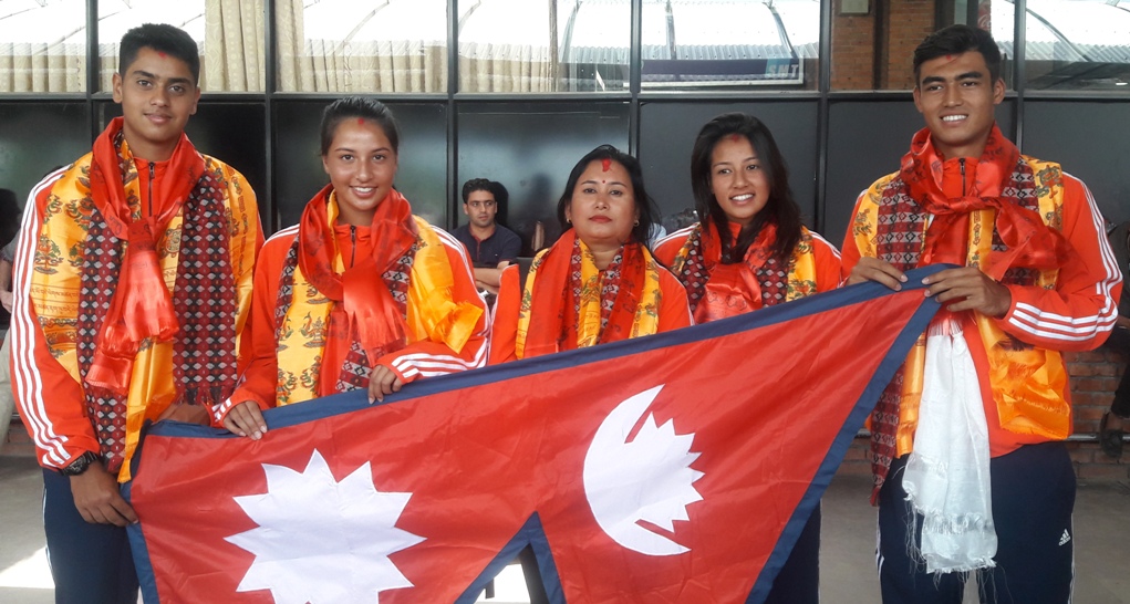 एसियन गेम्स : वैदेशिक प्रशिक्षणका लागि नेपाली लनटेनिस टोली मलेसिया प्रस्थान
