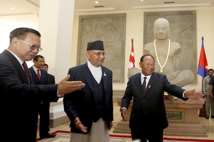 कम्युनिस्ट तानाशाह पोल पोटको देशमा नेपालका कम्युनिस्ट प्रधानमन्त्री ओली