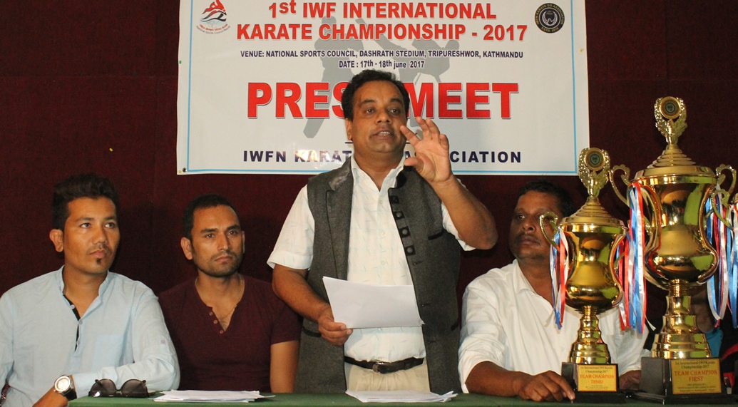 प्रथम आइडब्लुएफएन अन्तर्राष्ट्रिय कराते च्याम्पियनसिप शनिबारबाट