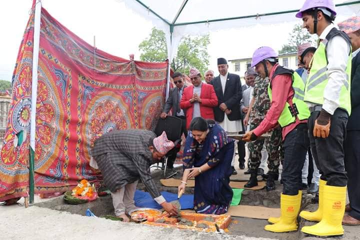 नेपाल राष्ट्र बैंकको मुख्य भवनको पुनर्निर्माण सुरु