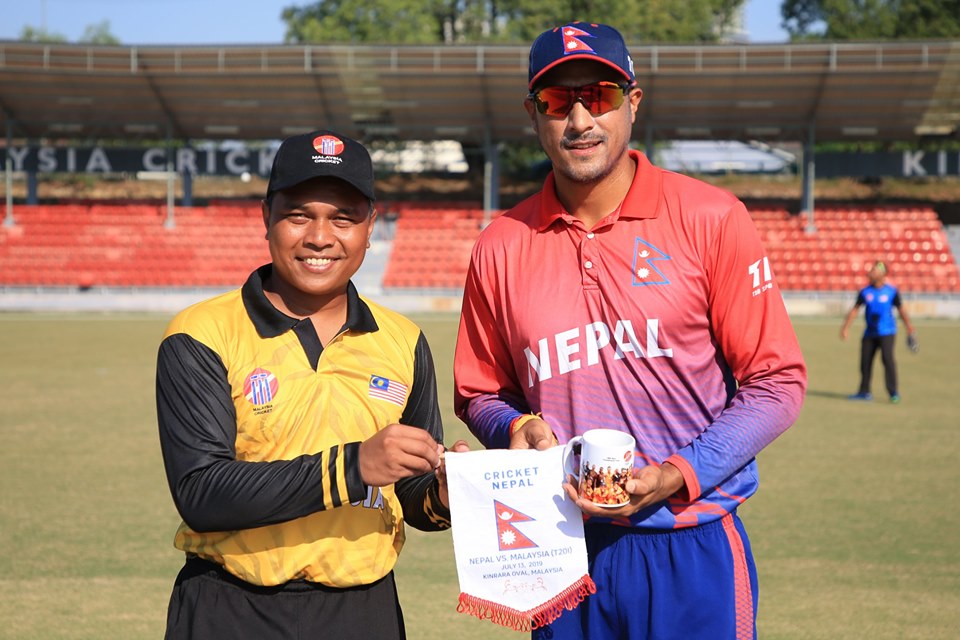 टी २० : नेपालले मलेसियालाई दियो १७४ रनको लक्ष्य, विनोदको नटआउट ५१ रन
