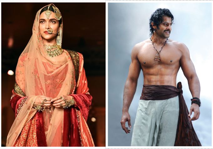 पहिलो पटक स्क्रिन सेयर गर्दै प्रभाष र दीपिका पादुकोण