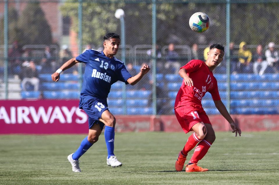  शहीद स्मारक ए डिभिजन लिग : थ्री स्टार र जाउलाखेल बराबरीमा रोकिए