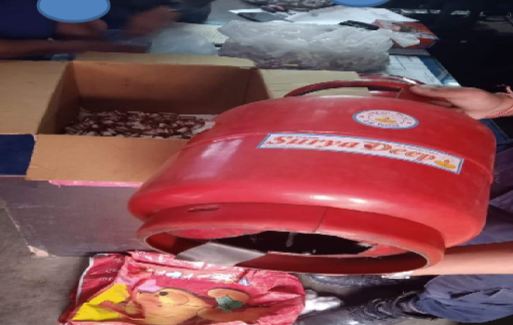 तस्करको अनेक तरिका, ग्यासको सिलिन्डर भित्र नै लागू औषध