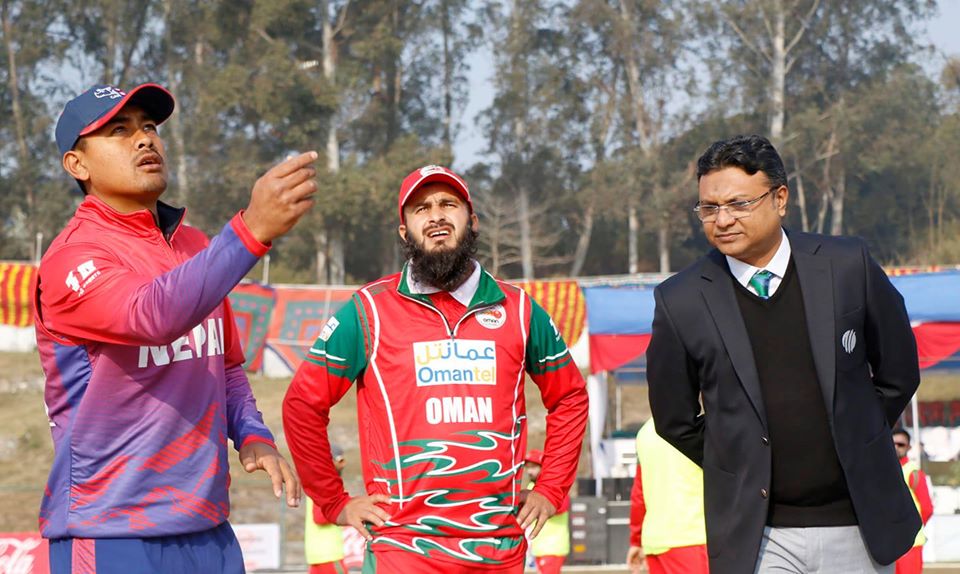 नेपाल टस हारेर ब्याटिङमा, कमलसिंह ऐरीको ओडिआइ डेब्यु