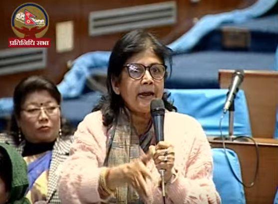 प्रम ओलीलाई सरिता गिरीको प्रश्न: निजगढमा वन विनाश गरेर के मिलिट्री एअरबेस बनाउने?