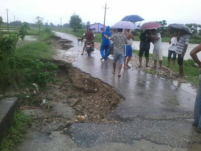 ​माडीमा बाढी त्रास, नारायणगढ - मुग्लिङ सडकखण्ड खुल्न कठिन