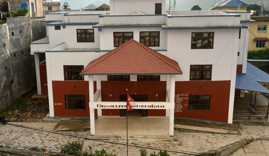 जिल्ला प्रशासन कार्यालय पाल्पाले आइतवारदेखि नियमित सेवा दिने
