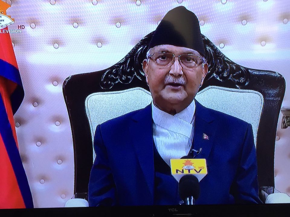 आउने दुई साता अझै चुनौतीपूर्ण : प्रधानमन्त्री ओली
