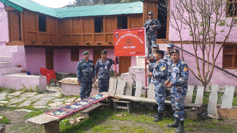 कालापानीभन्दा १० किलोमिटर वर सशस्त्र प्रहरीको बीओपी स्थापना