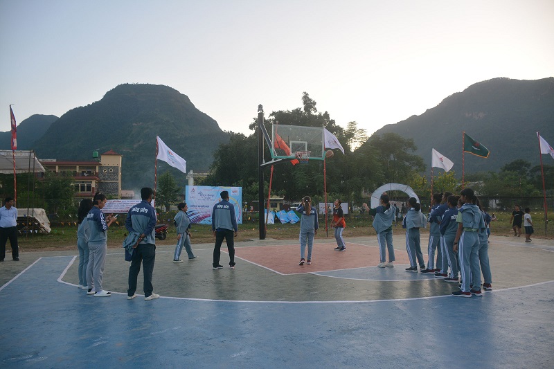 दमौलीमा हुने नवौं राष्ट्रिय खेलकुदको महिला बास्केटबलमा छ प्रदेश भिड्दै