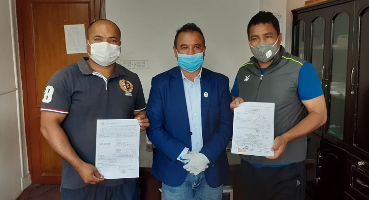 नेपाल बक्सिङ संघद्वारा प्रशिक्षक र निर्णायकहरुको कोरोना बीमा