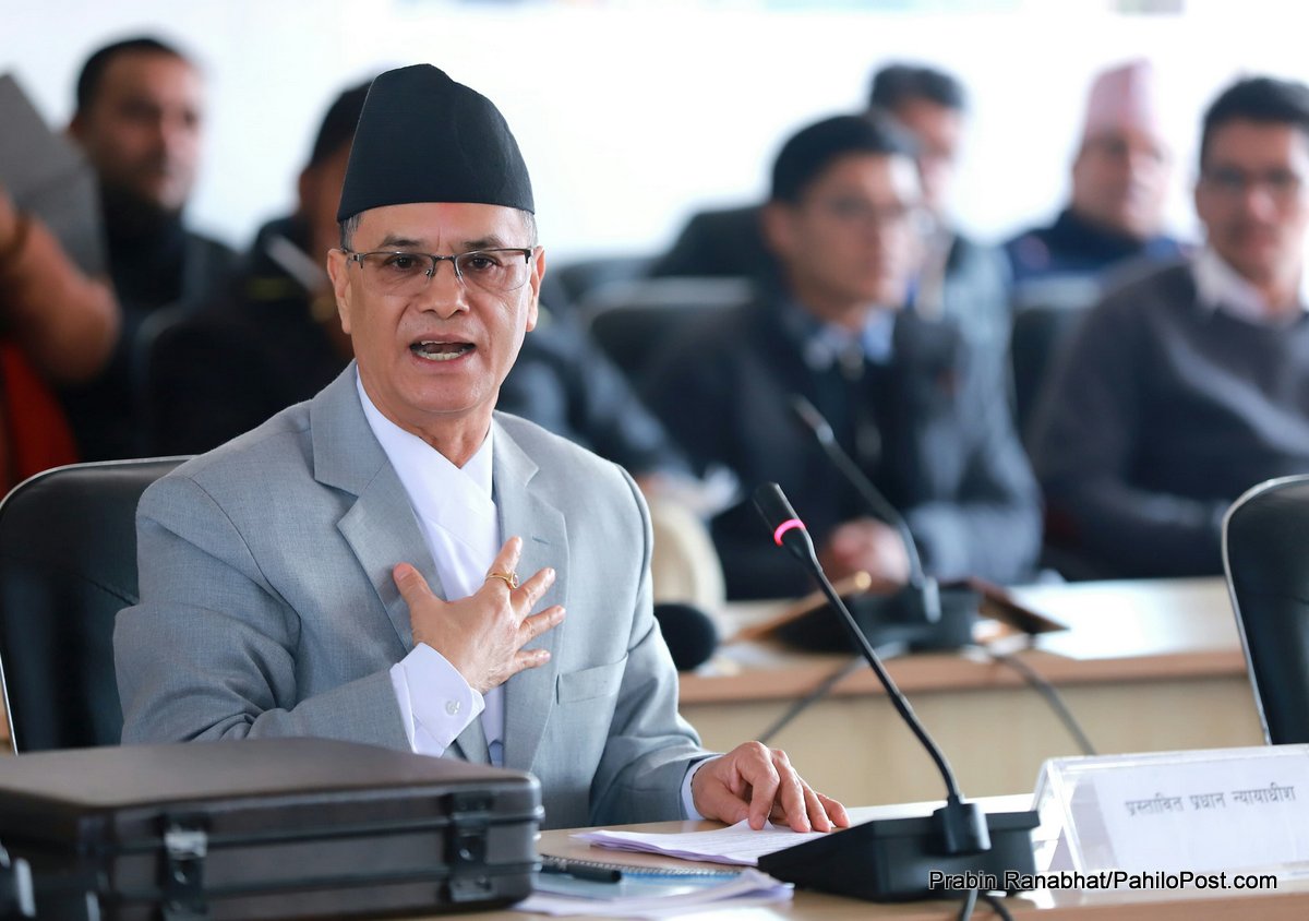 सर्वोच्च अदालतको आदेशबाट सरकार पन्छिन मिल्दैन : प्रधान न्यायाधीश