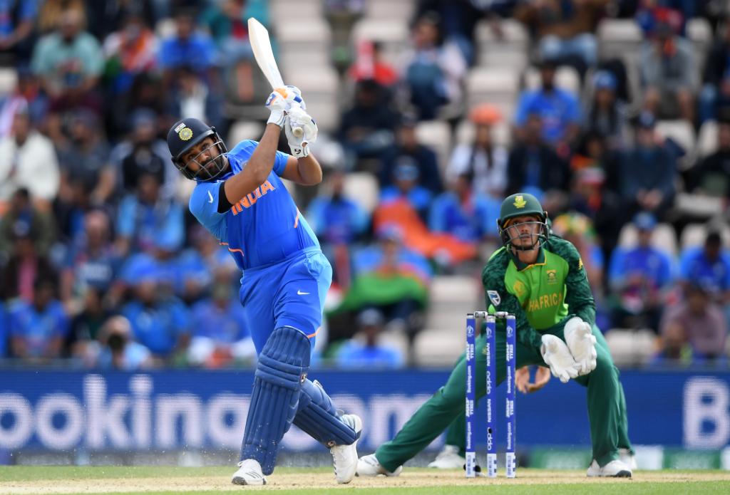 विश्वकप क्रिकेट : चाहलको ४ विकेट र रोहितको शतकमा भारतको विजयी सुरुवात, दक्षिण अफ्रिकाको लगातार तेस्रो हार