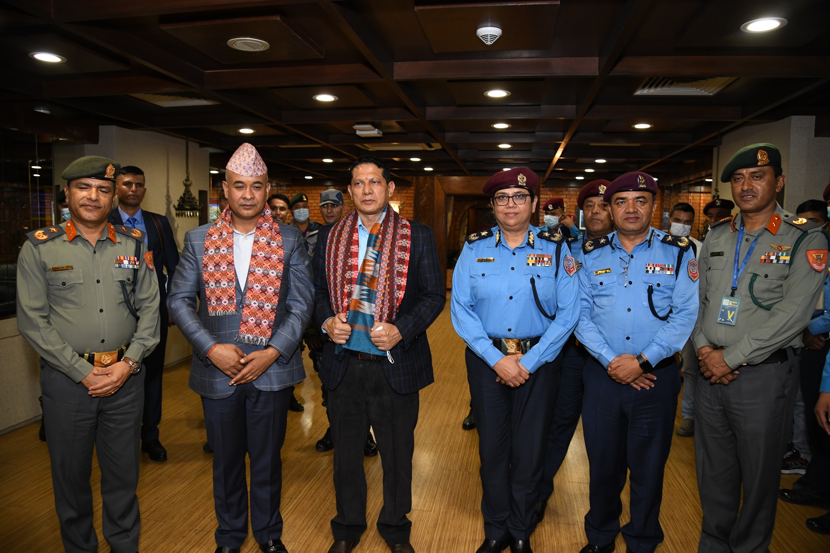 नेपाल प्रहरी र सशस्त्र प्रहरीका महानिरीक्षक सिंह र अर्याल अमेरिका प्रस्थान