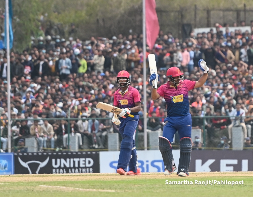 कुवेतलाई ३ सय ७२ रनको लक्ष्य: अरबिन्द एक्लैले बनाए १ सय ८५ रन, मुस्तफाको पनि शतक