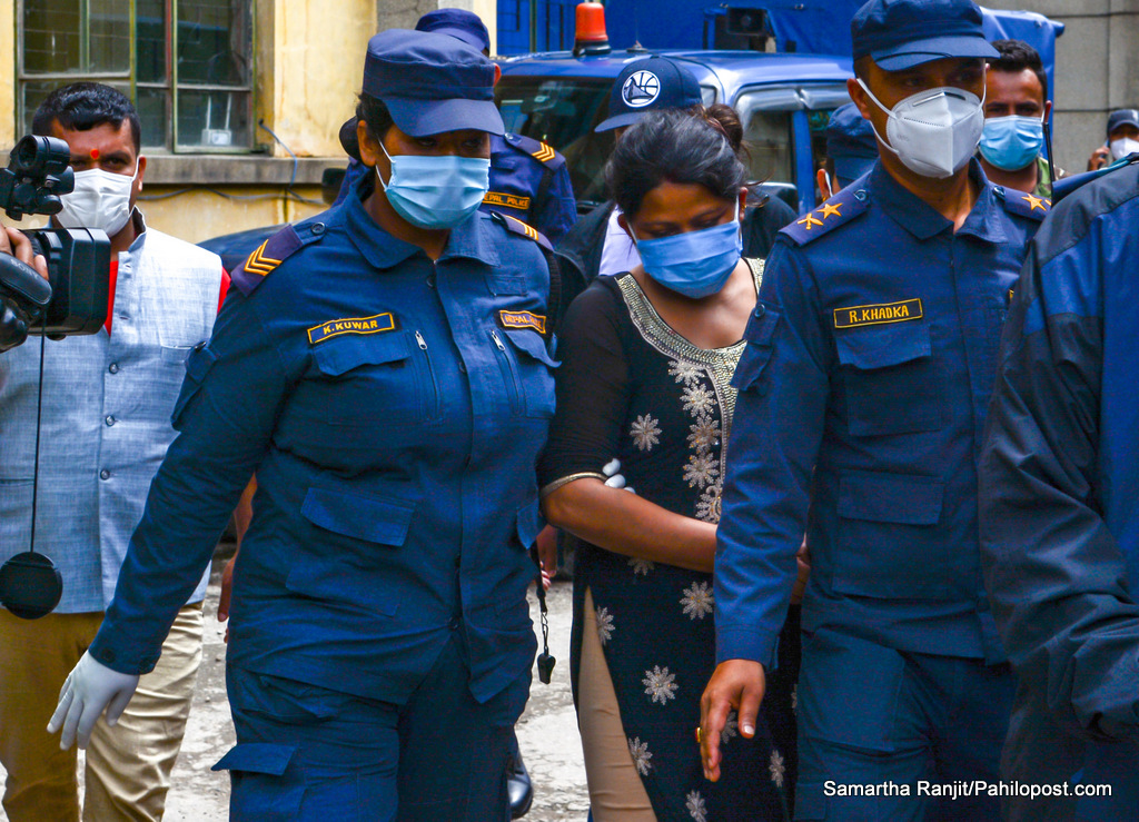 गोंगबु हत्या प्रकरणः महिलालाई पूर्पक्षको लागि थुनामा पठाइयो
