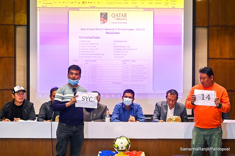 ए डिभिजन लिगको उद्घाटन खेलमा फ्रेन्ड्स क्लब र सातदोबाटो युथ क्लब भिड्ने