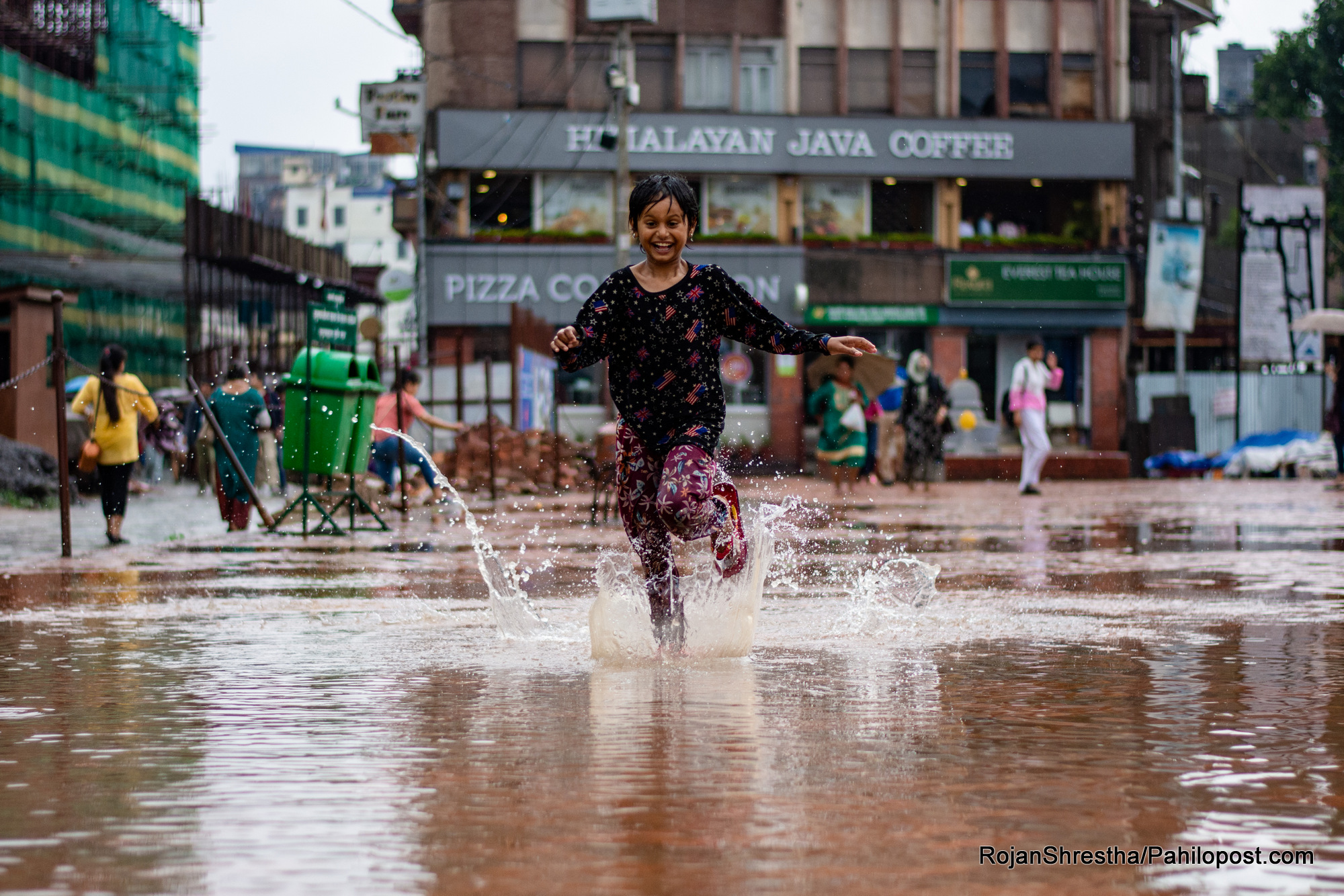 काठमाडौंमा भित्रियो मनसुन, फोटोमा हेर्नुस्