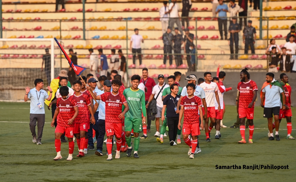 खुमलटार बन्यो रेलिगेसनमा जाने पहिलो टोली, तनावपूर्ण खेलमा चर्च ब्वाइज विजयी