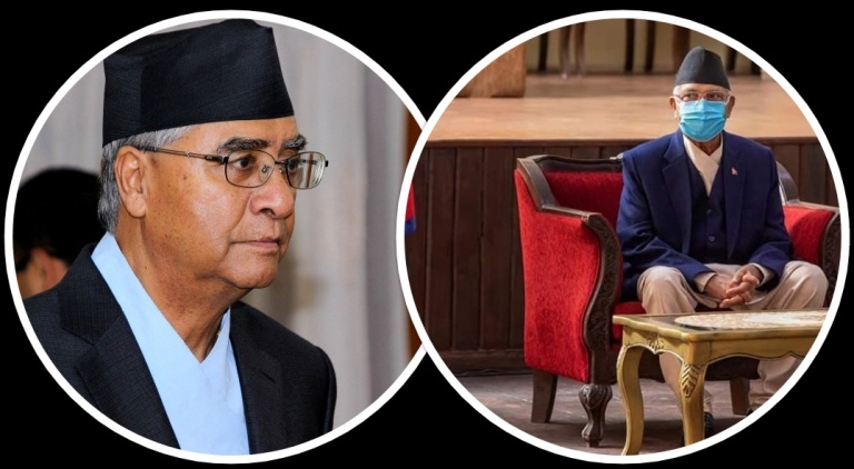 अध्यादेश खारेजीको प्रक्रिया प्रारम्भसँगै ओलीले कांग्रेस सभापति देउवालाई छलफलमा बोलाए