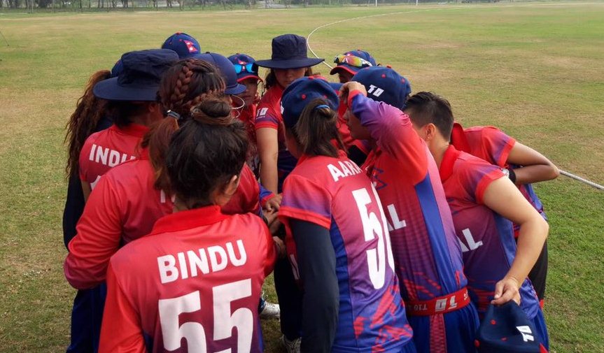 वुमन्स टी-२० स्म्यास : थाइल्याण्ड ए लाई ९ विकेटले हराउँदै नेपाल समूह विजेता