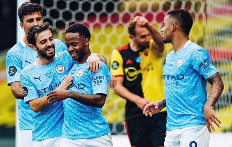 रहिम स्टर्लिङ चम्किँदा म्यानचेस्टर सिटीको फराकिलो जित